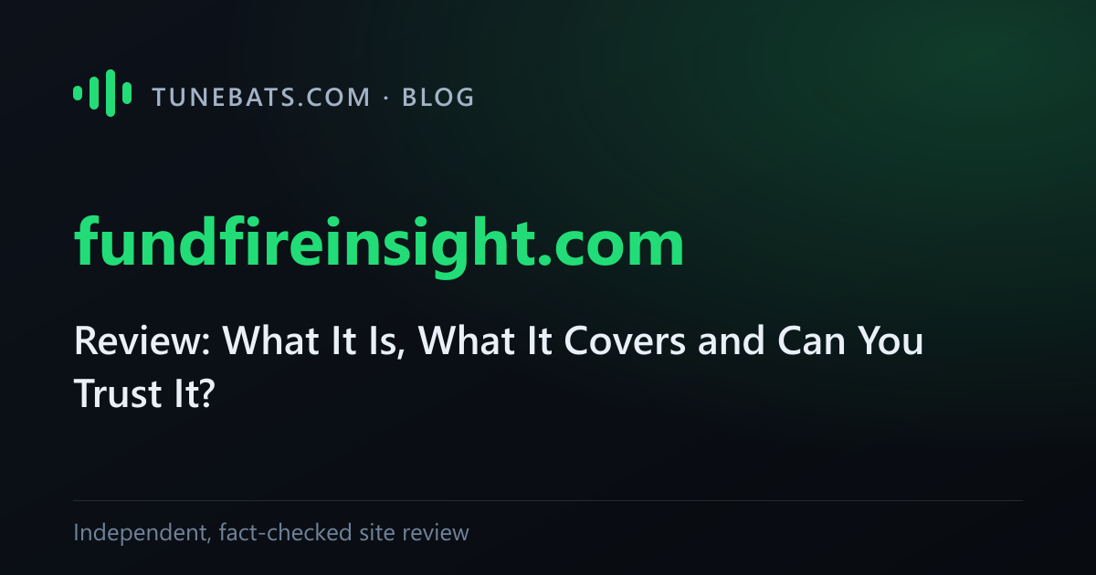 fundfireinsight.com review title card with finance topic icons