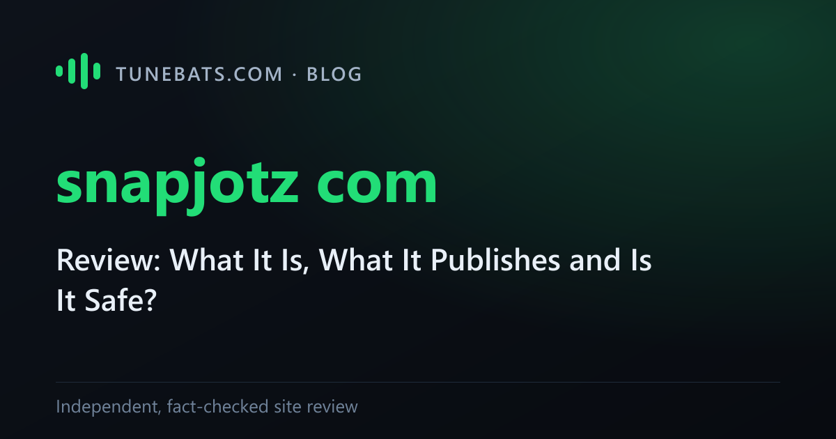 snapjotz com review title card with site name and tagline